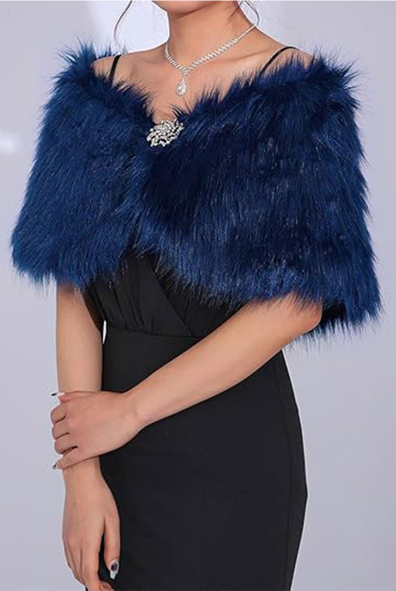 Luxury Winter Bridal Fur Wrap