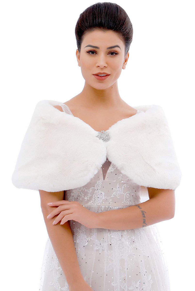 Bridal Fur Wrap for Parties