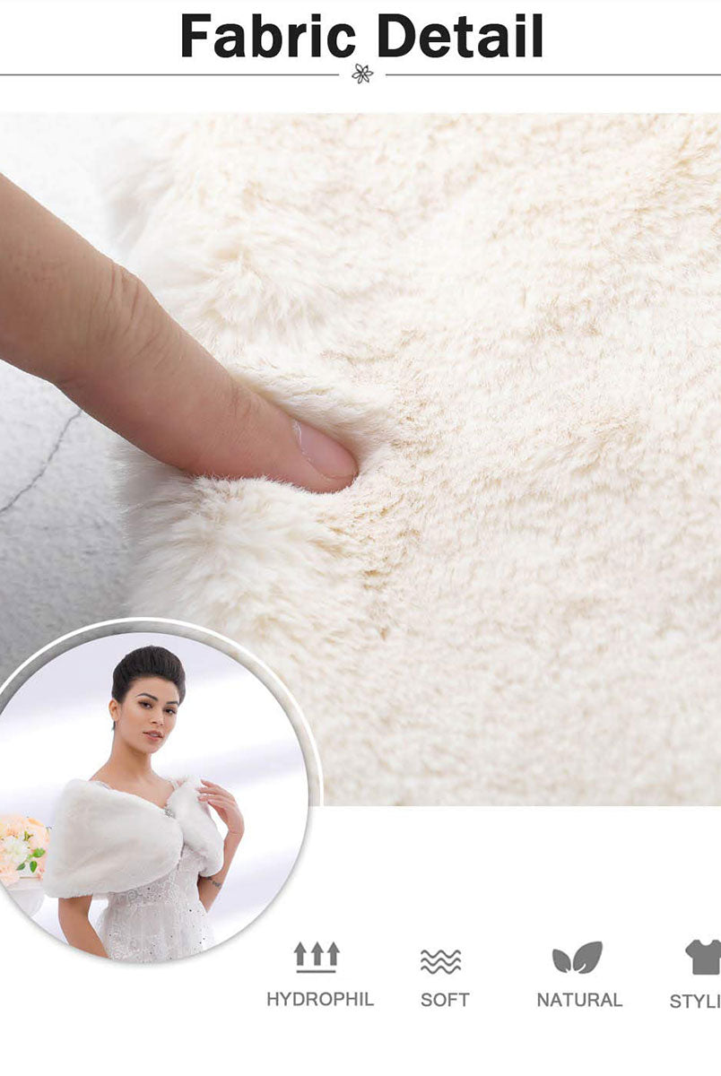 Cozy Wedding Evening Fur Wrap