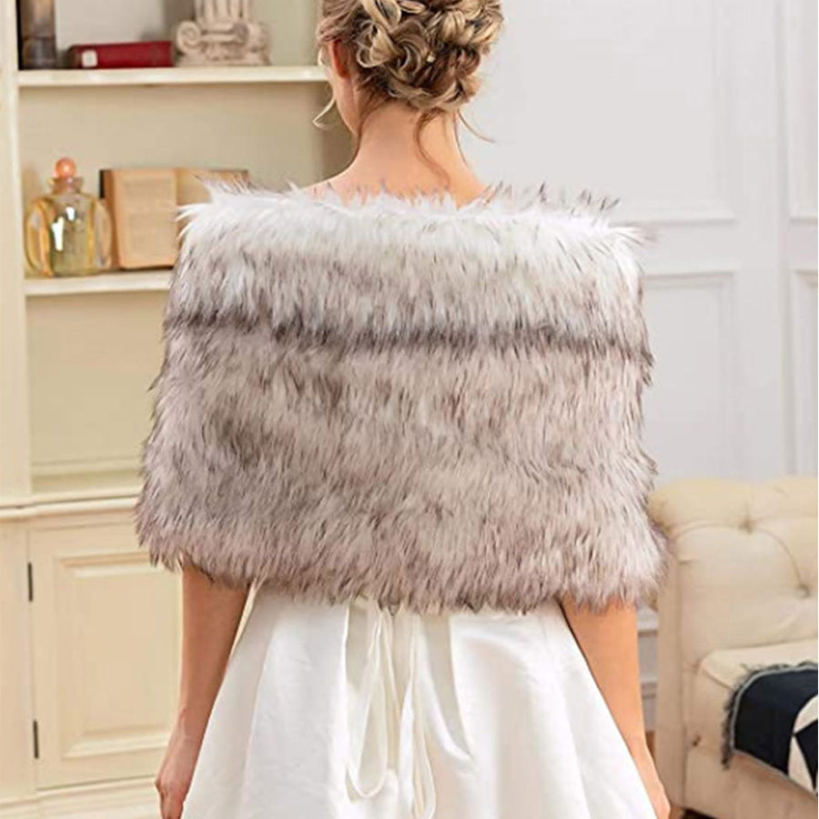 Elegant Winter Wedding Fur Stole