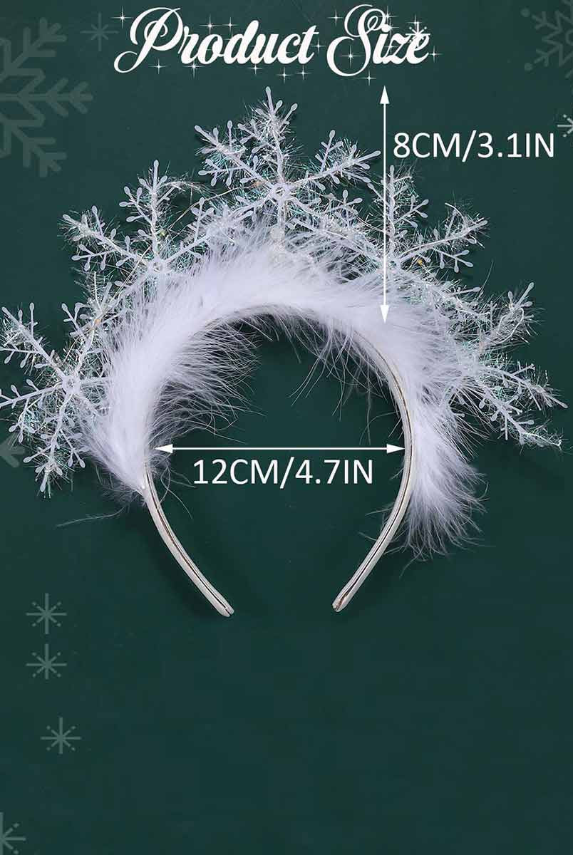 Snowflake LED Holiday Hair Accessory