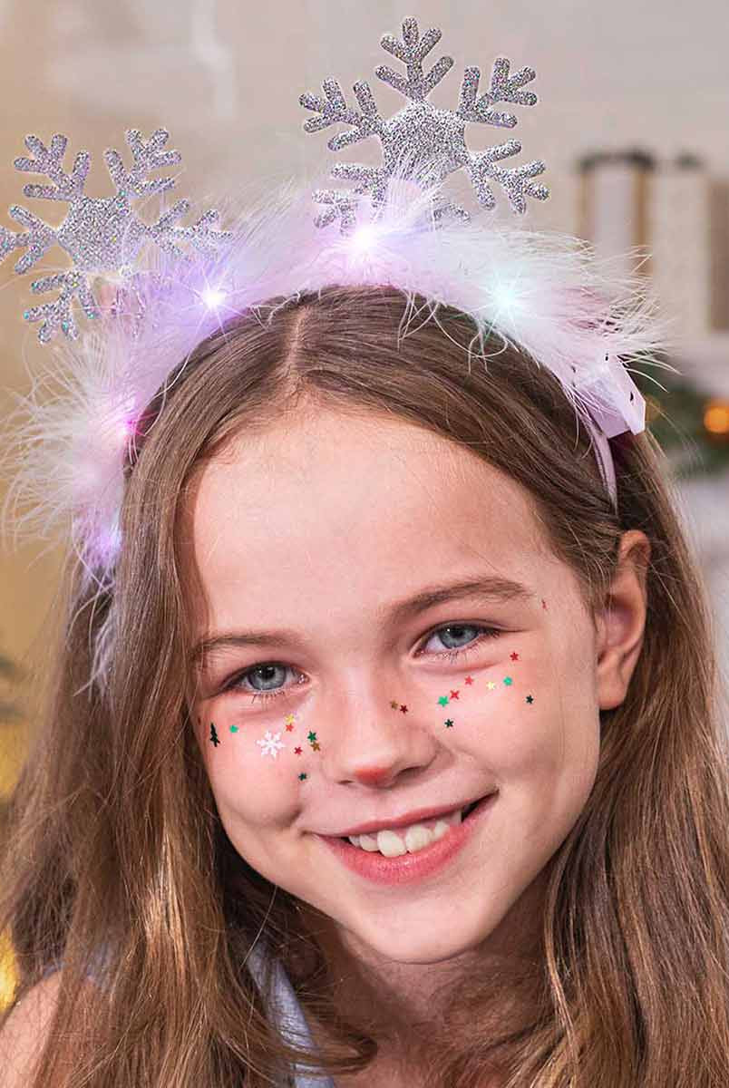 Snowflake LED Light-up Headband