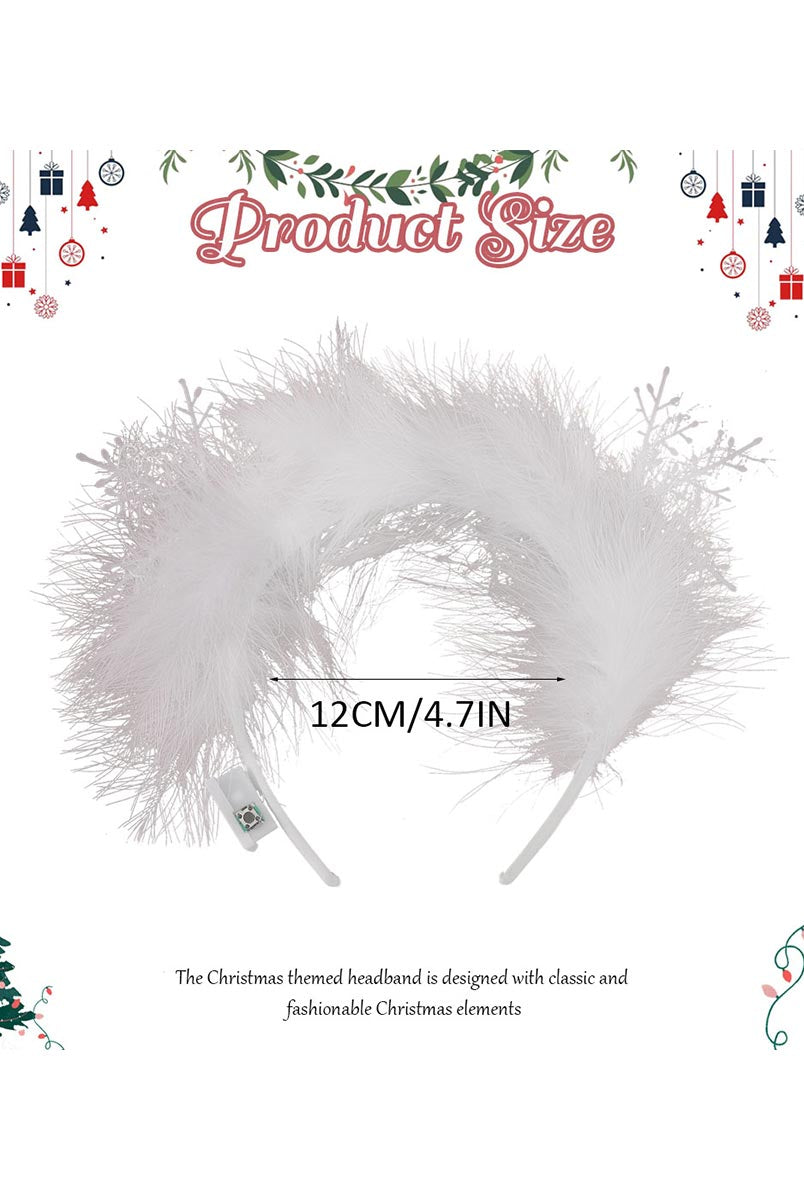 Whimsical Snowflake Glow Hairband