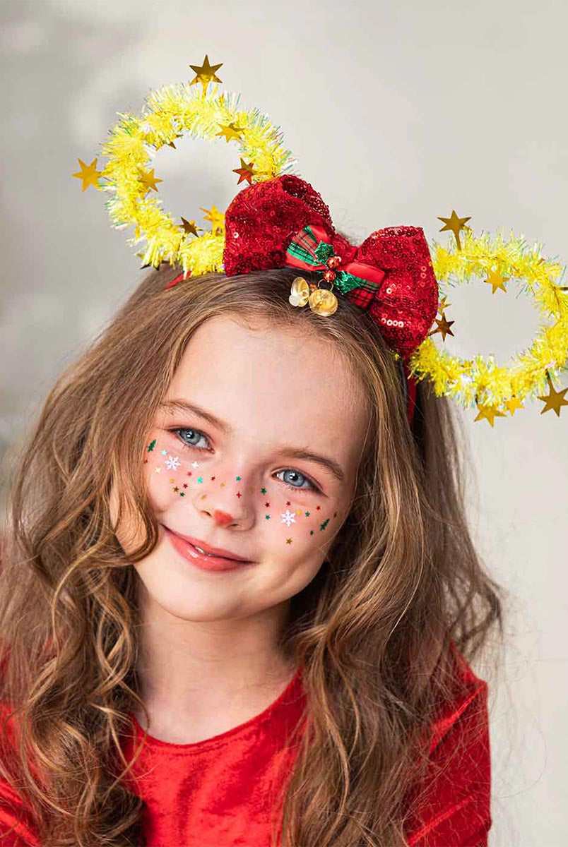 Shiny Mouse Ear Glow Headband