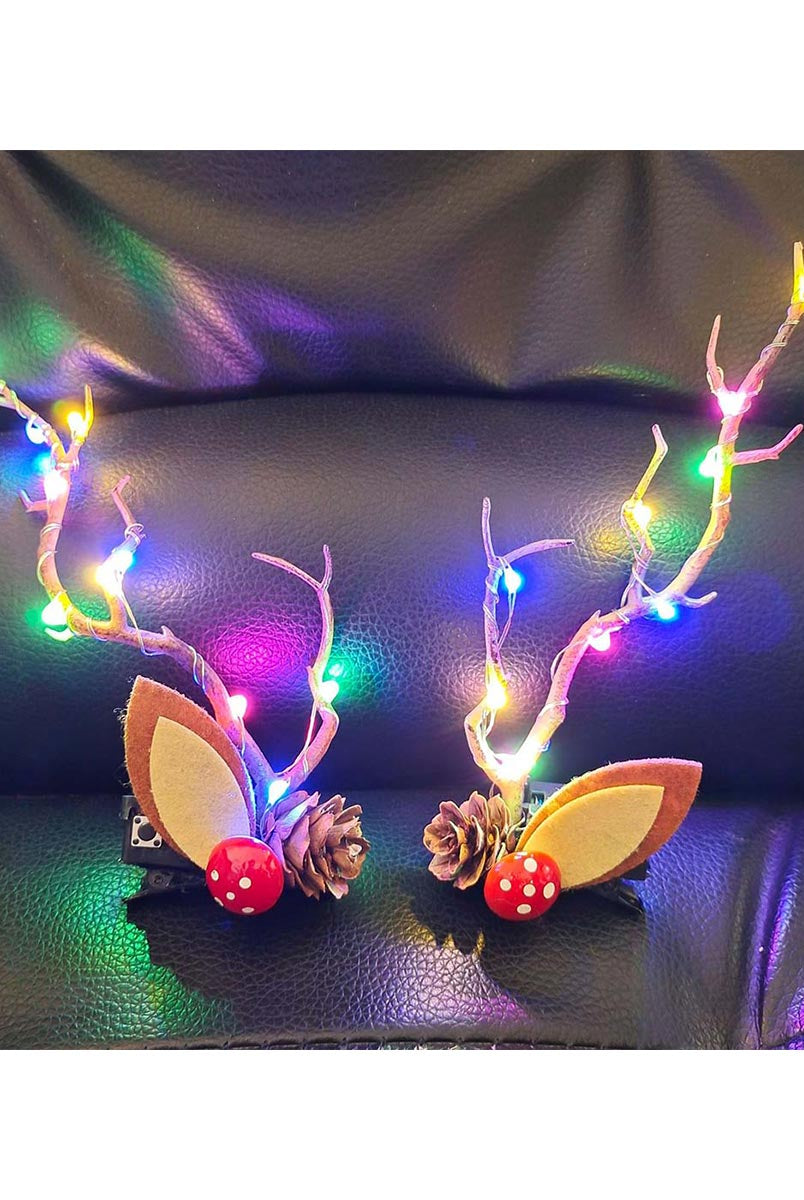 LED Reindeer Horn Hair Accessories
