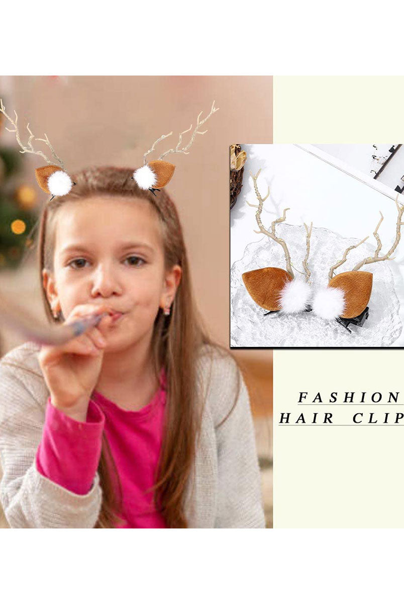 Holiday-Themed LED Antler Clips