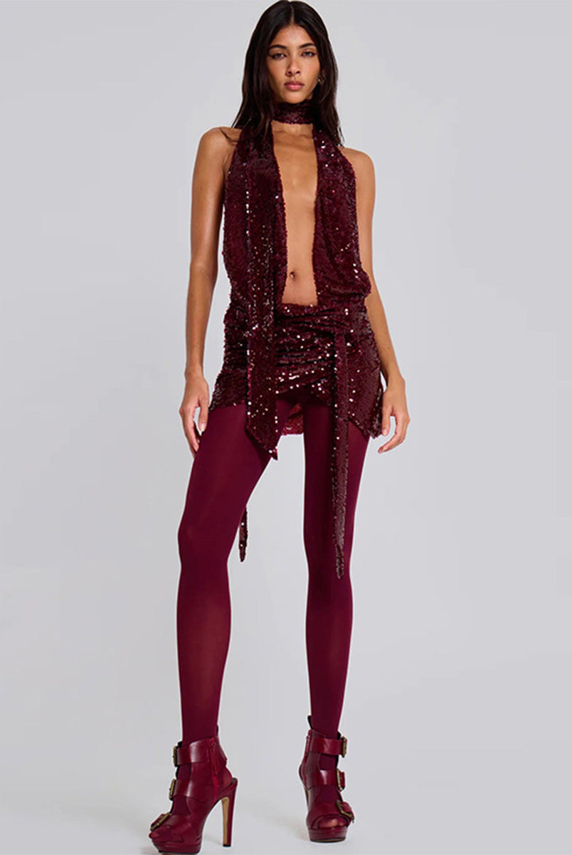 Sexy Hot Girl Sequin Mini