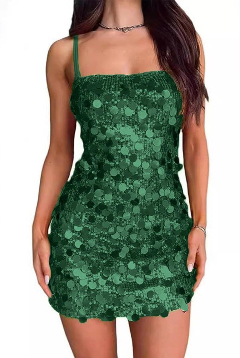 Hot Girl Sequin Party Mini - Backless Bodycon for Celebrations