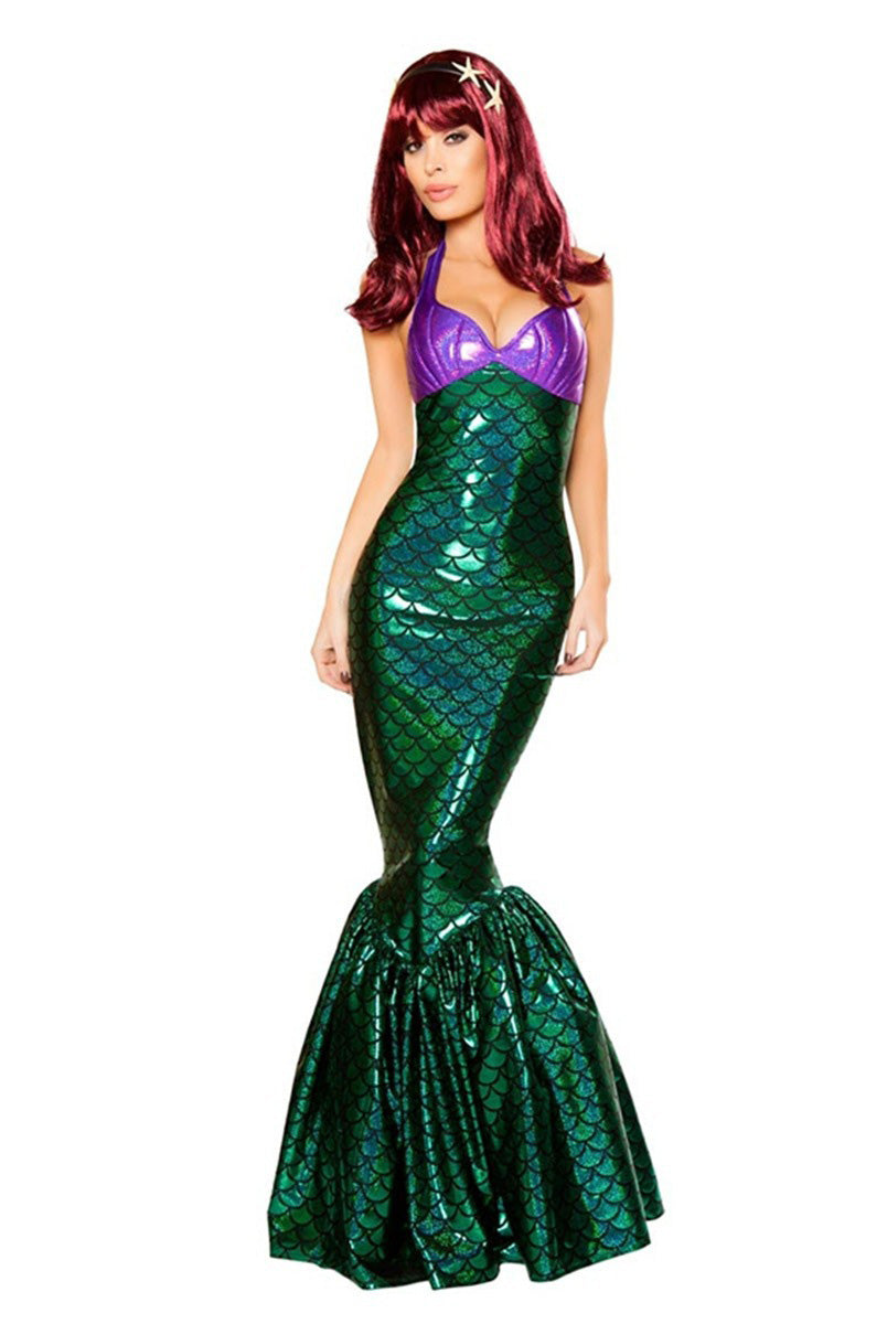Mermaid Princess Costume Dress - Reflective & Magical for Dress-Up