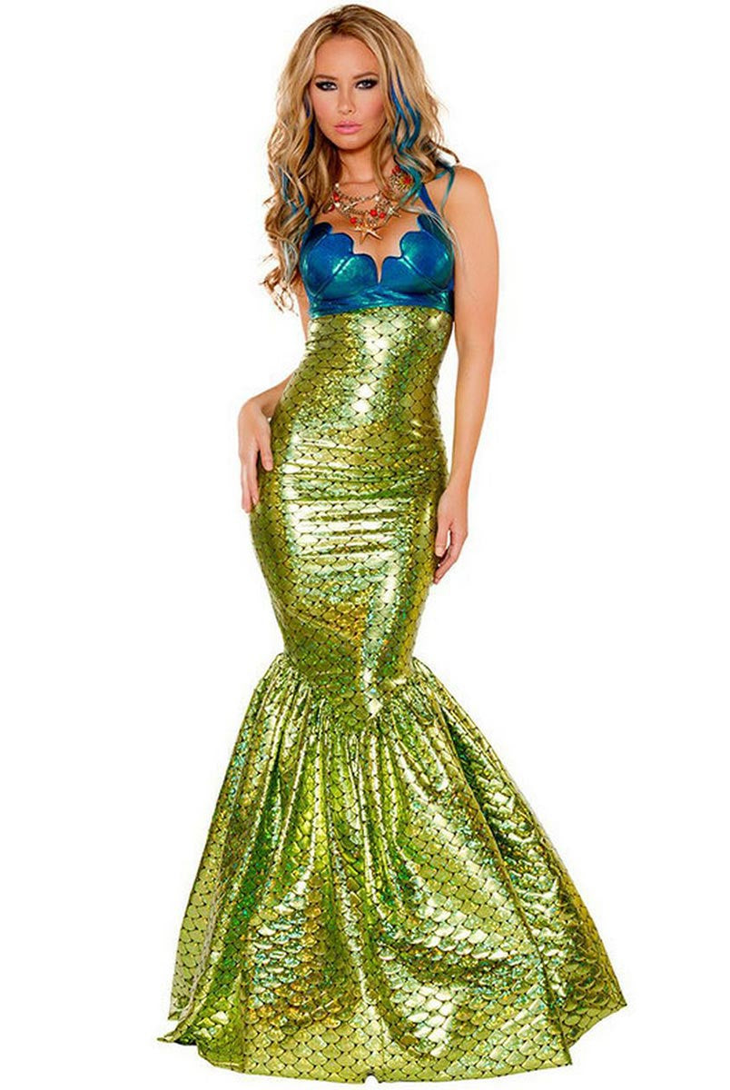 Reflective Mermaid Princess Dress - Shimmering Costume for Role Play
