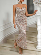 Mesh Mermaid Sequin Gown for Summer