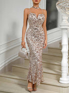 Sequin Mermaid Gown - Summer Mesh Style