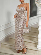 Elegant Summer Gown - Mesh Mermaid with Sequins