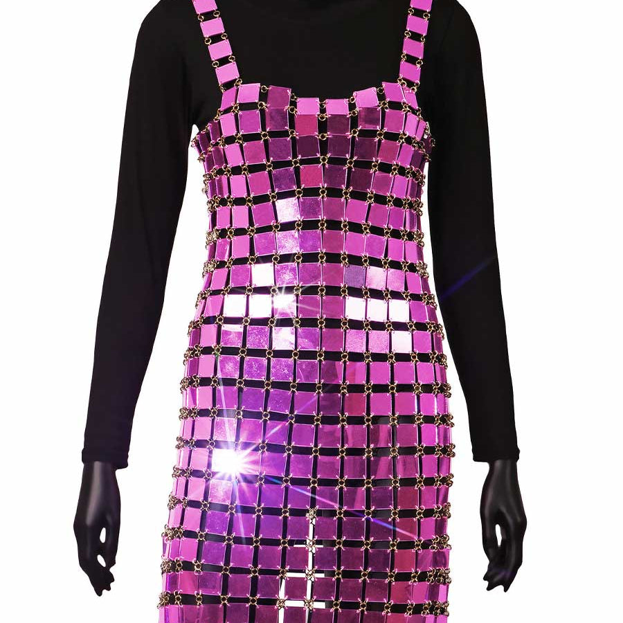Sequin Casual Dress - Club Style Acrylic