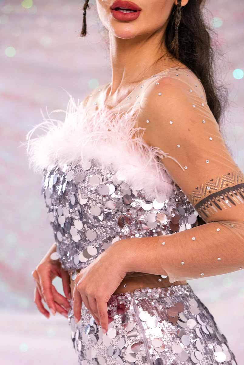 silver sparkle set