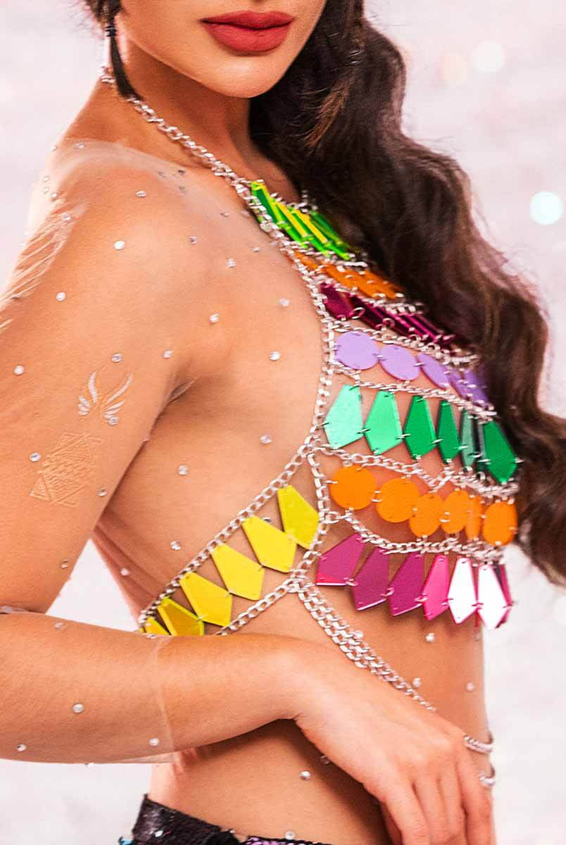 Rainbow Sequin Tank