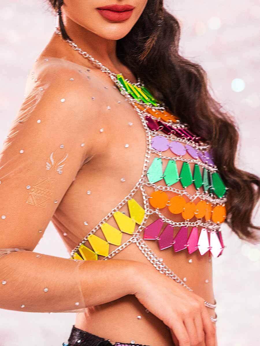 Rainbow Sequin Tank