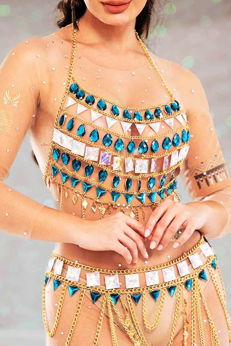 Crystal & Rhinestone Outfit