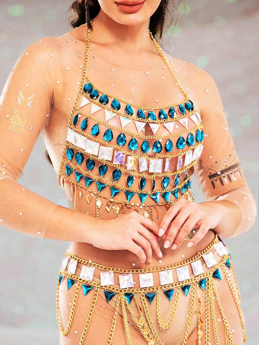 Crystal & Rhinestone Outfit