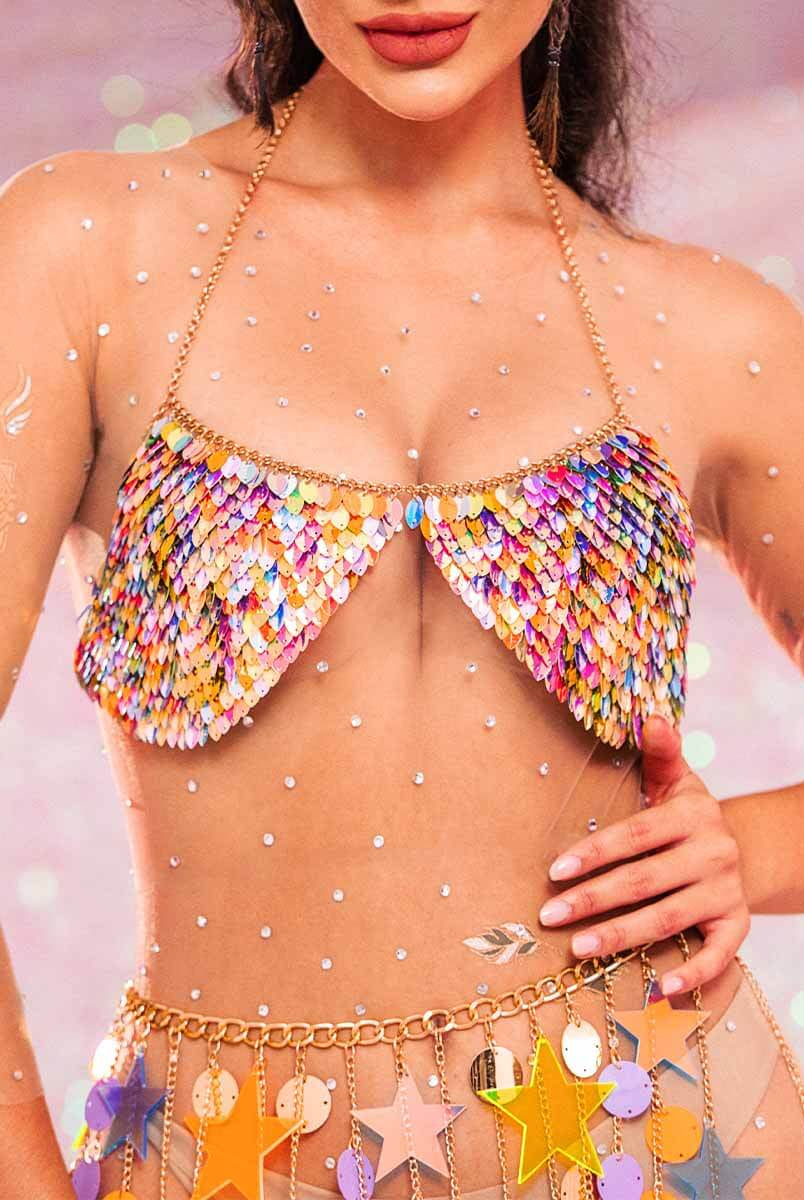 sparkly bra