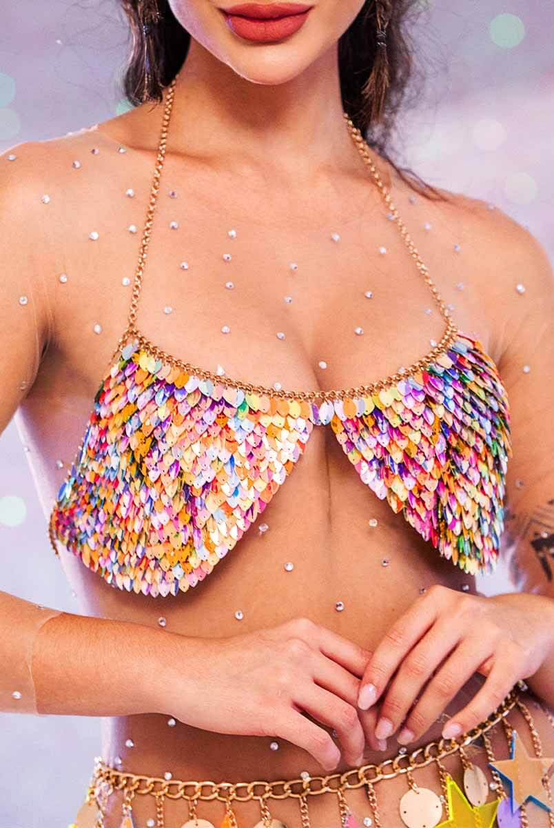 sparkly bra tops