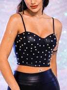 Black Punk studded bustier
