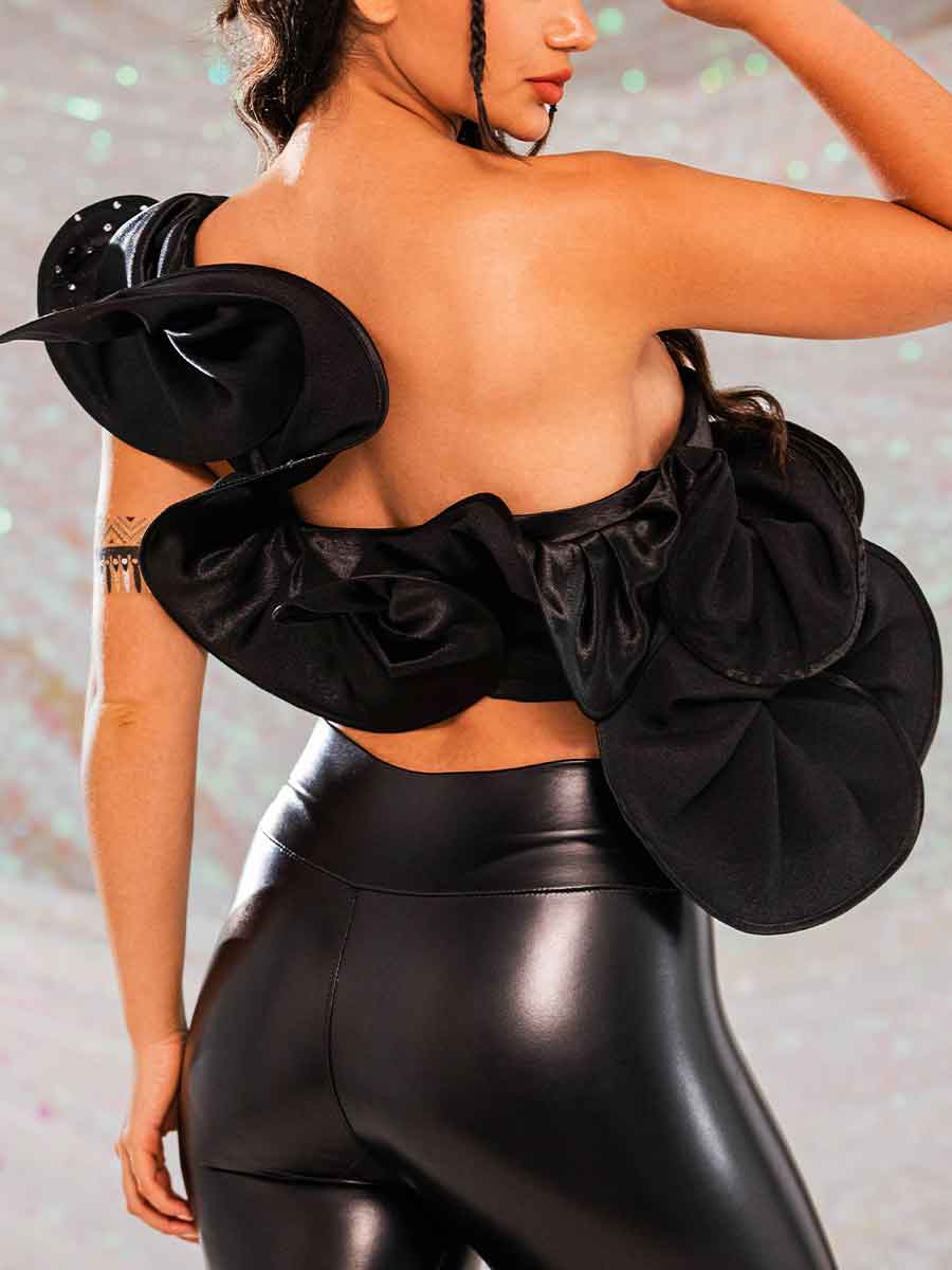 Black Rhinestone Corset