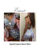 Silver Sequin Tassel Two-piece Set Buyer Show