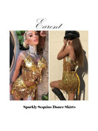 Gold Sequin Tassel Two-piece Set Buyer Show