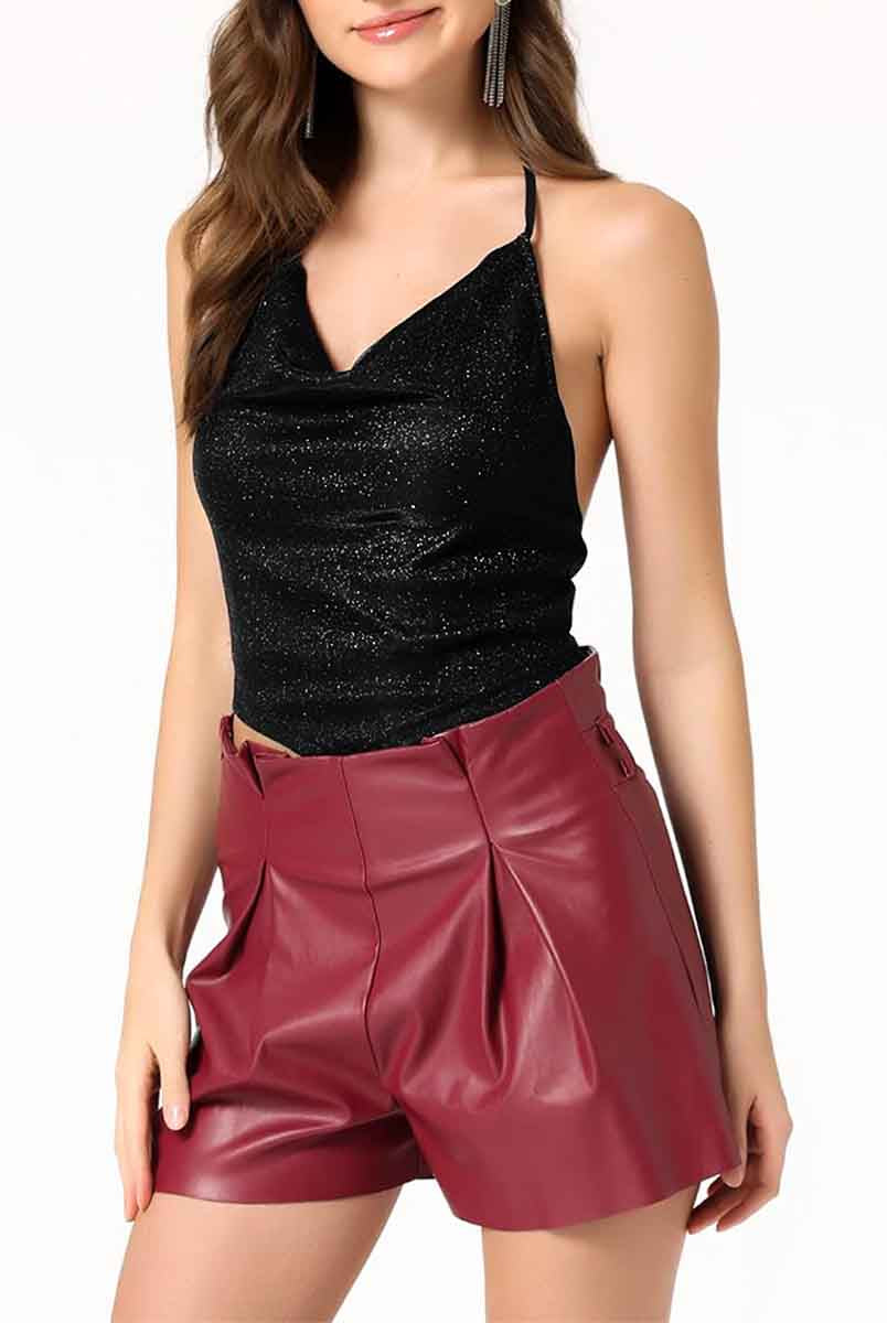 black sparkly tank top