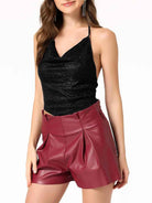 black sparkly tank top