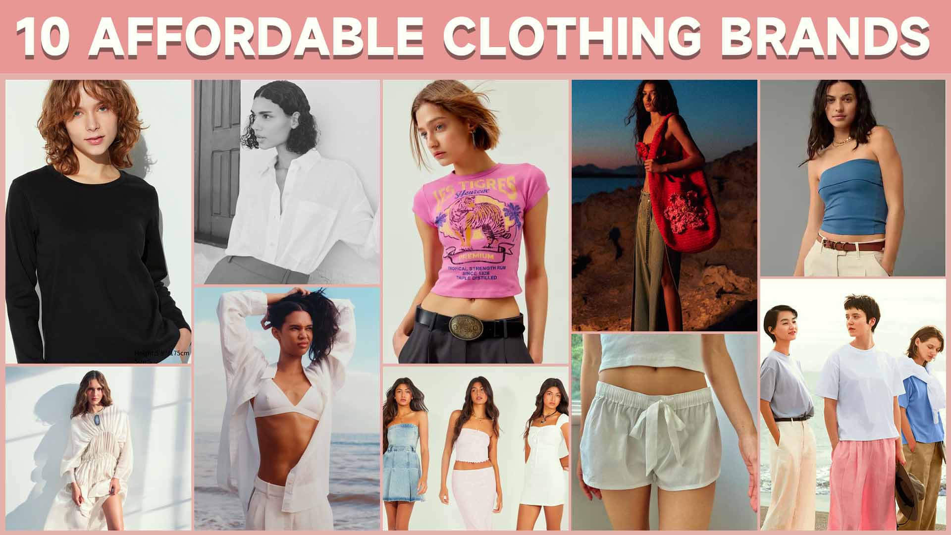 10 Affordable Clothing Brands