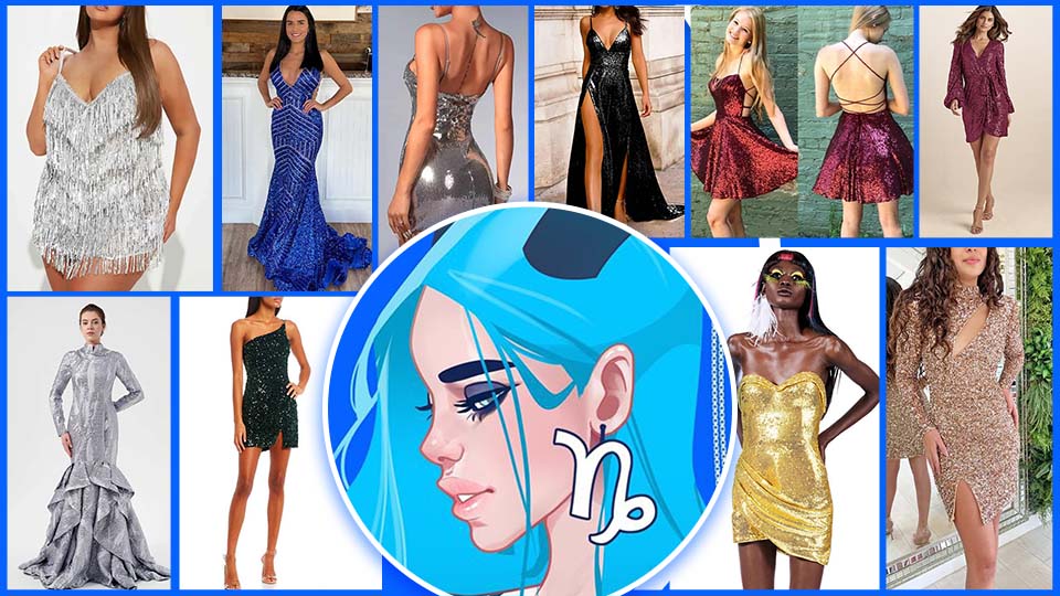 10 Sequin Dresses for Capricorn Women