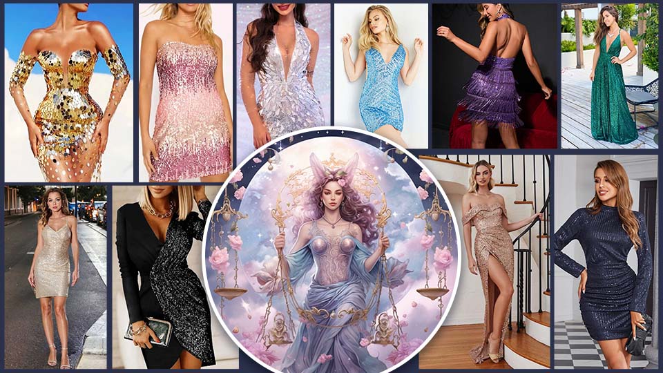 10 Sequin Dresses for Libra Women