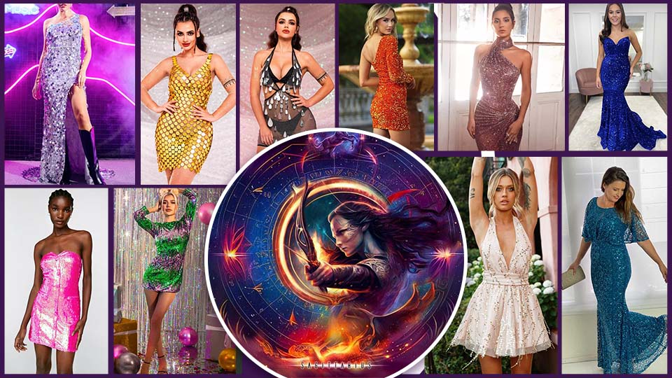 10 Sequin Dresses for Sagittarius Women