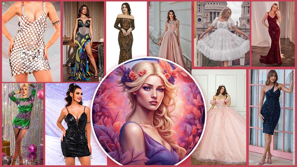 10 Sequin Dresses for Virgo Women