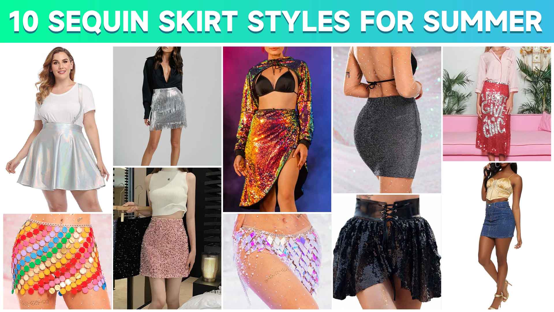 10 Sequin Skirt Styles For Summer