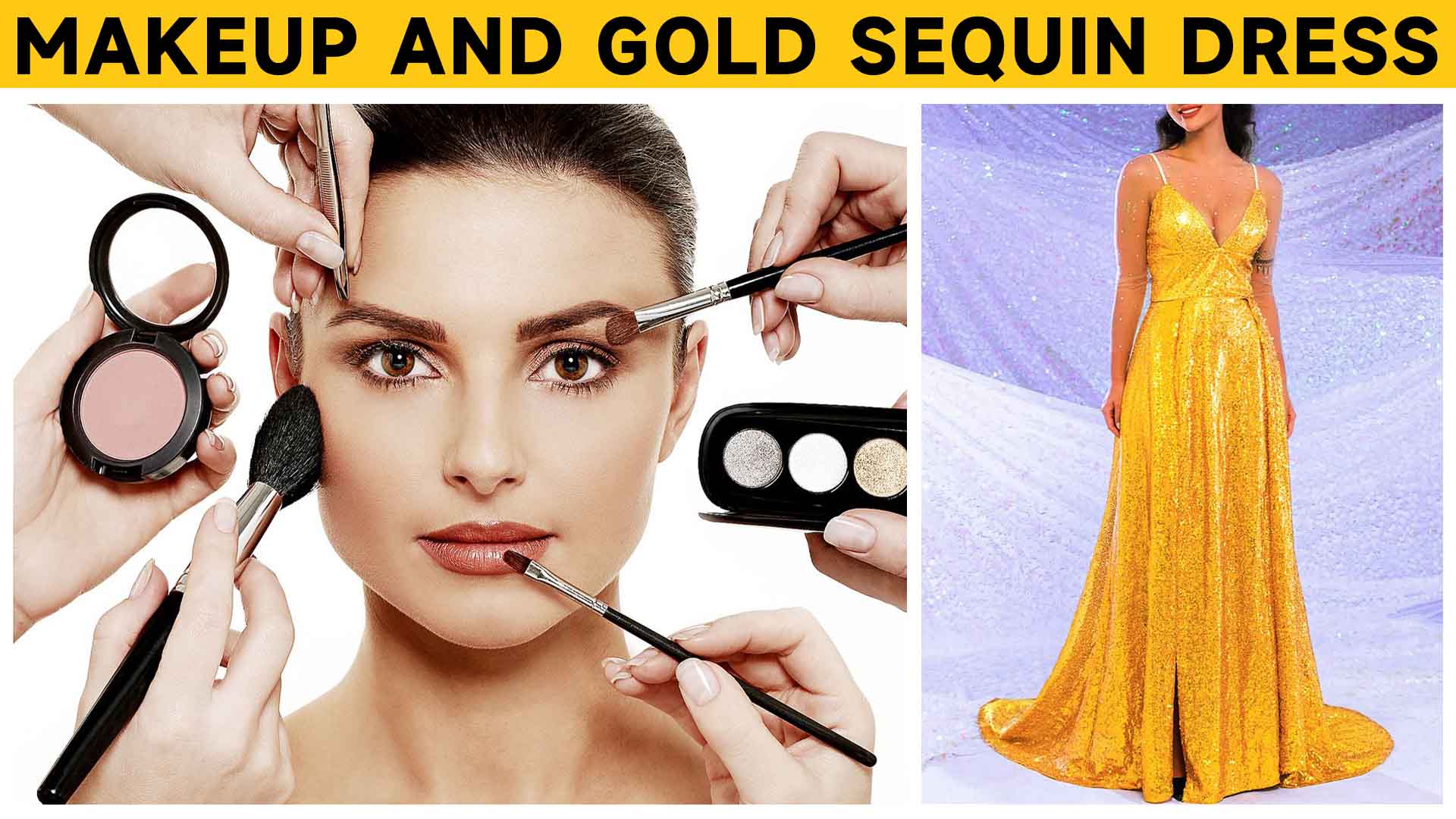 Age-Level Sparkles: A Guide to Pairing Gold Sequin Dresses with Makeup