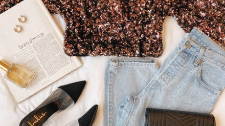 How to Wear a Sequin Top