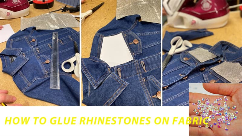 🧵 How to Apply Glue for Rhinestones on a Fabric × Clear Adhesive