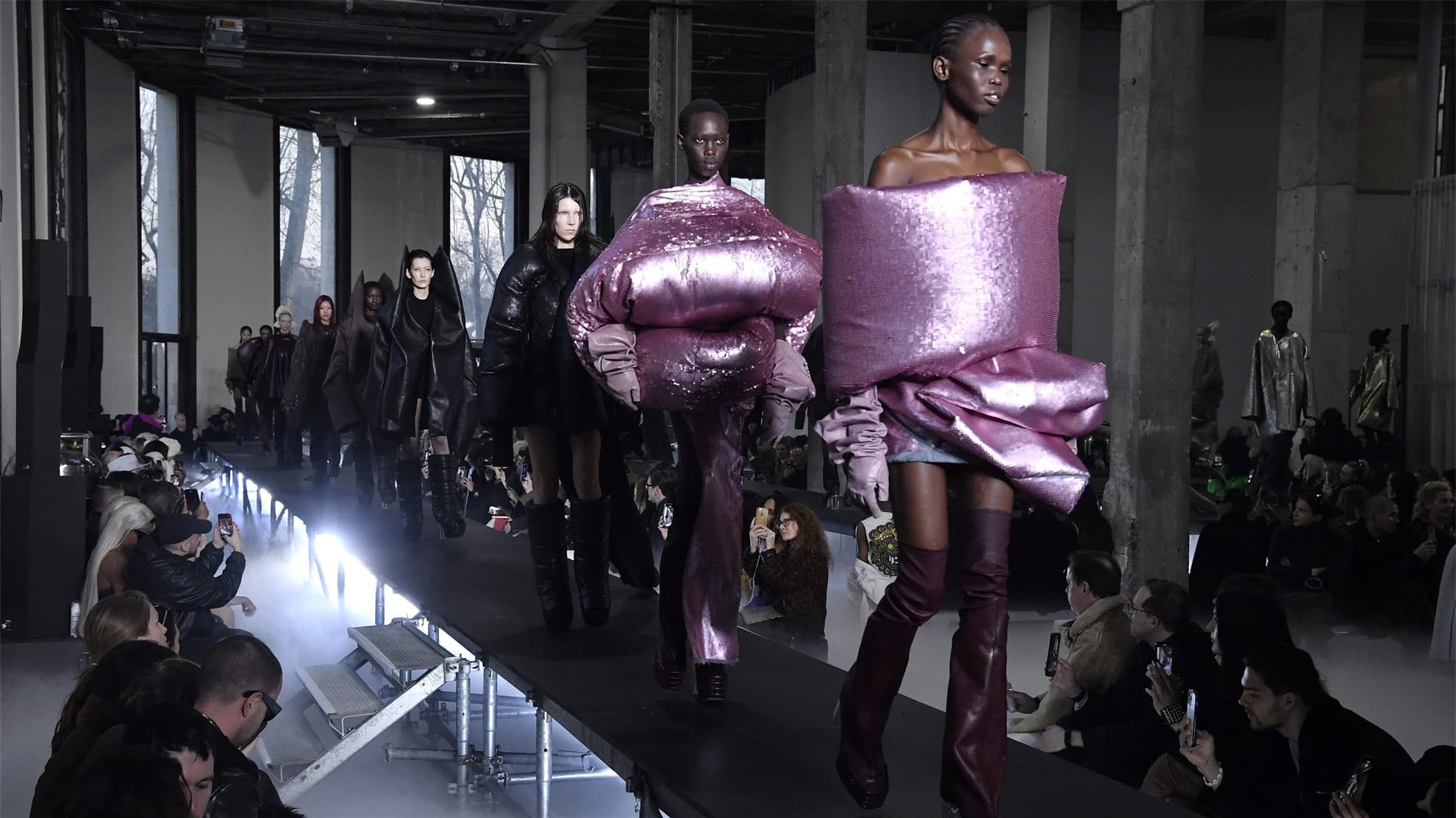 Rick Owens FW23: The Sequined Revolution at Paris Fashion Week