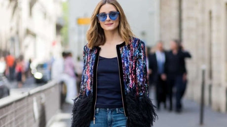 How to Wear a Sequin Jacket