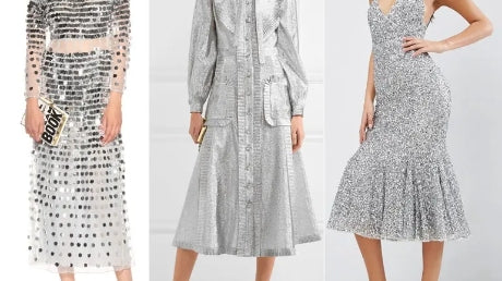 How to Accessorize a Silver Sequin Dress