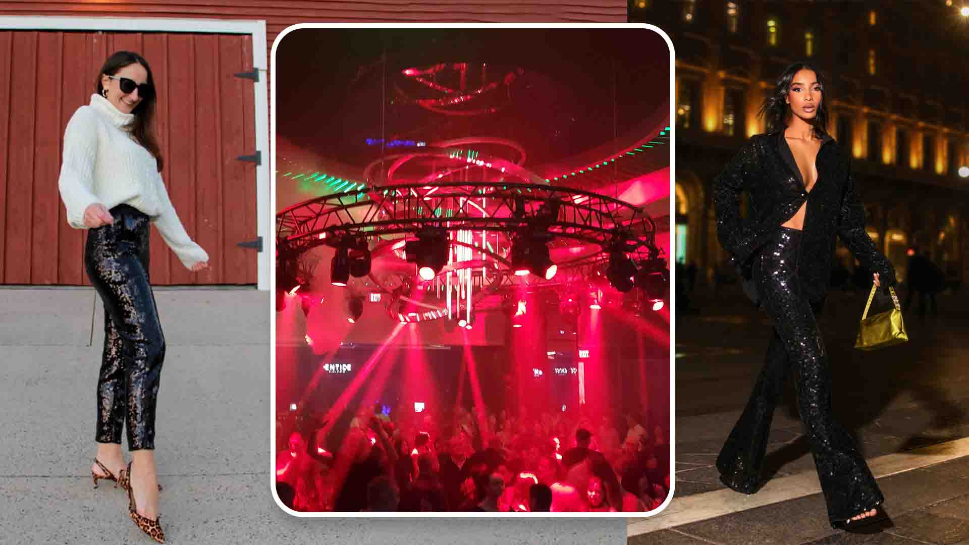 What to Wear with Black Sequin Pants