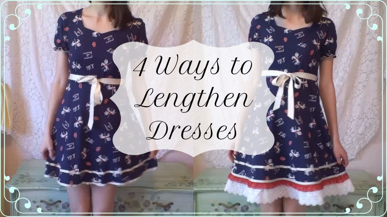 how to add length to a sequin dress How to Make Sequin Dress Longer