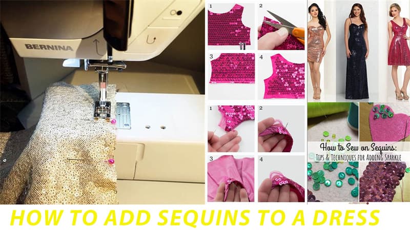 how to add sequins to a dress Applying Pre-Strung Sequins - How Did You Make This?
