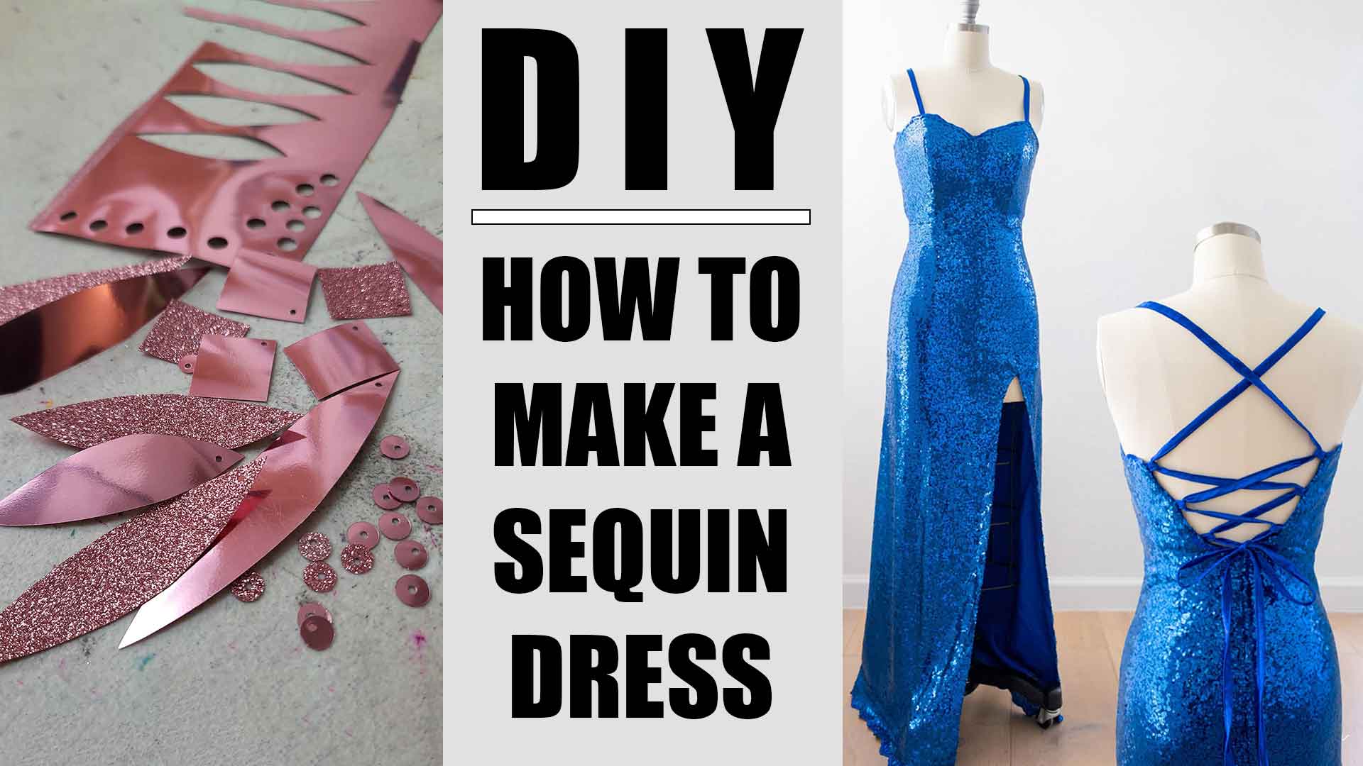 how to make a sequin dress DIY Sequin Mesa Dress Sew DIY