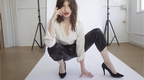 what shoes to wear with sequin pants？