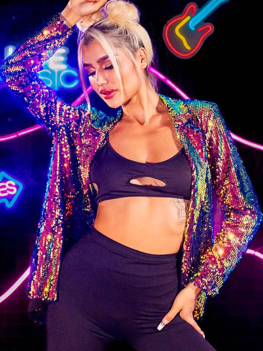 Sparkly Burgundy Jacket