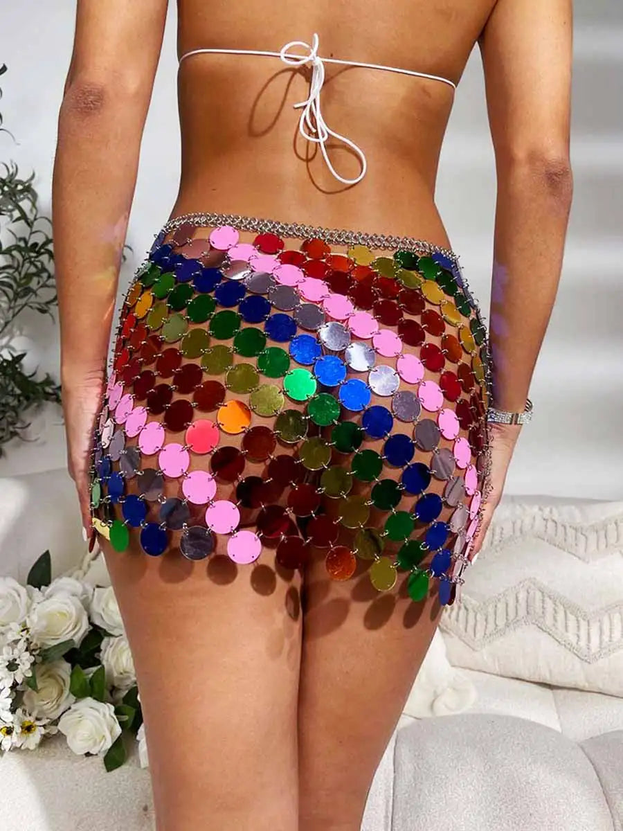 Rainbow Mini Skirt